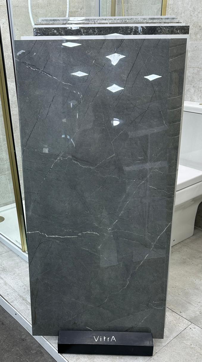 Pietra Grey Marble Effect Tile