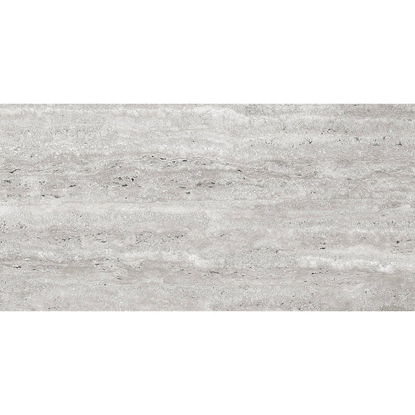 Traventino Grey Marble Effect Tile