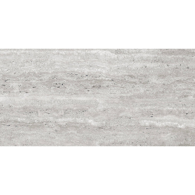 Traventino Grey Marble Effect Tile