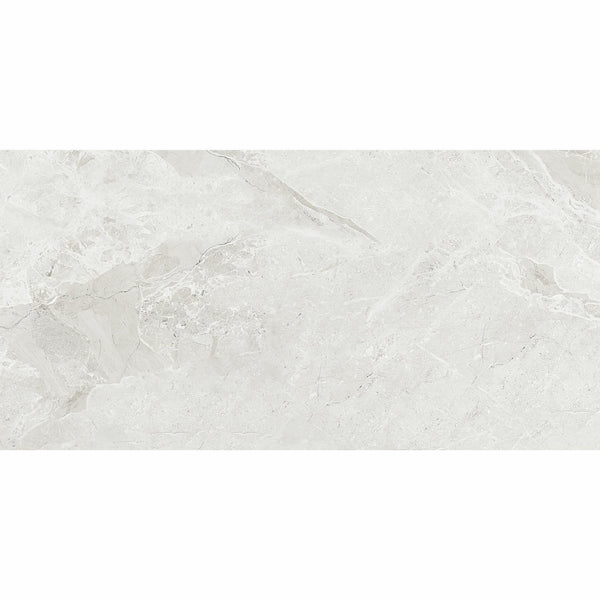 Makrana Breccia Blanco Polished Marble Effect Tile 30x60