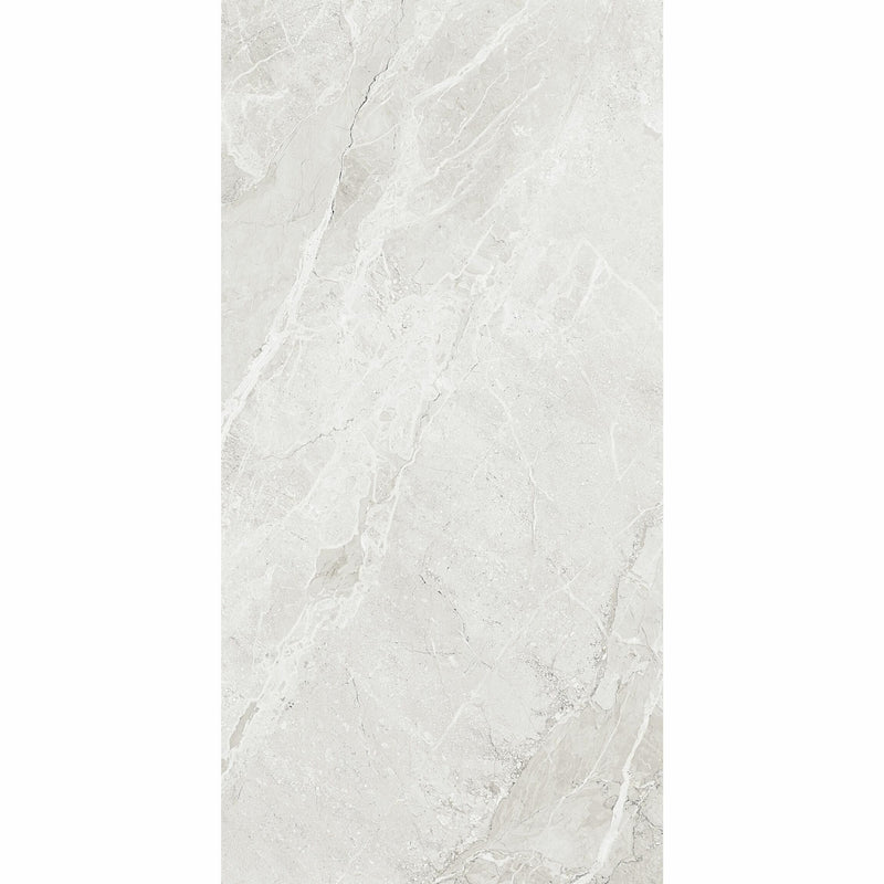 Makrana Breccia Blanco Polished Marble Effect Tile 30x60