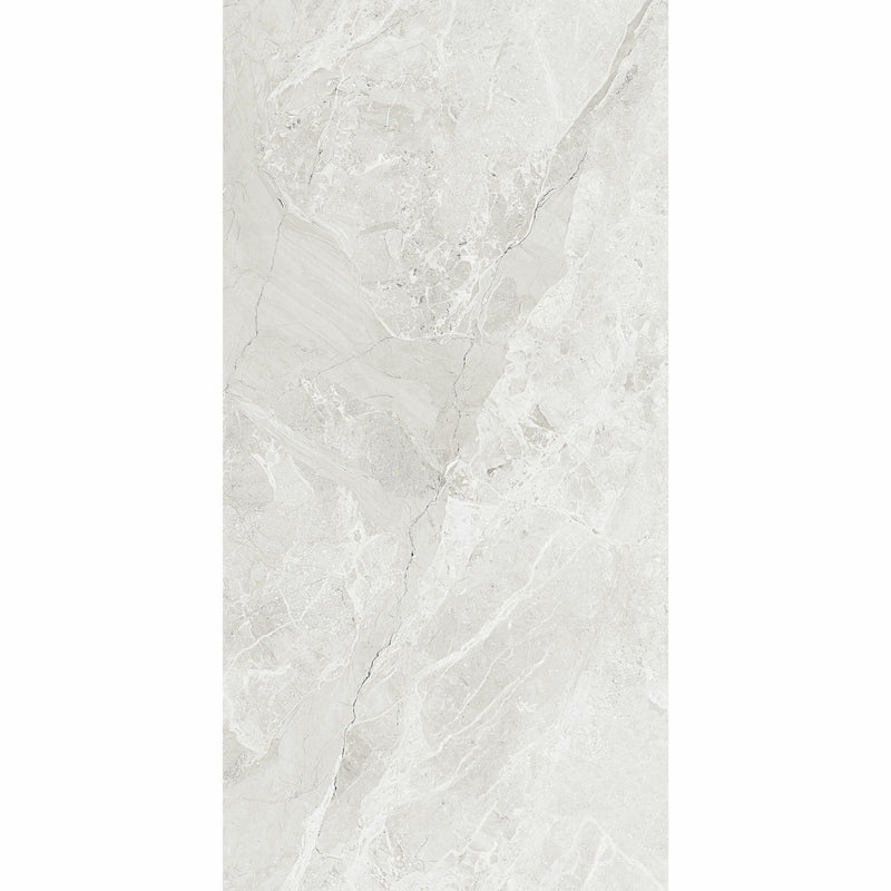 Makrana Breccia Blanco Polished Marble Effect Tile 30x60