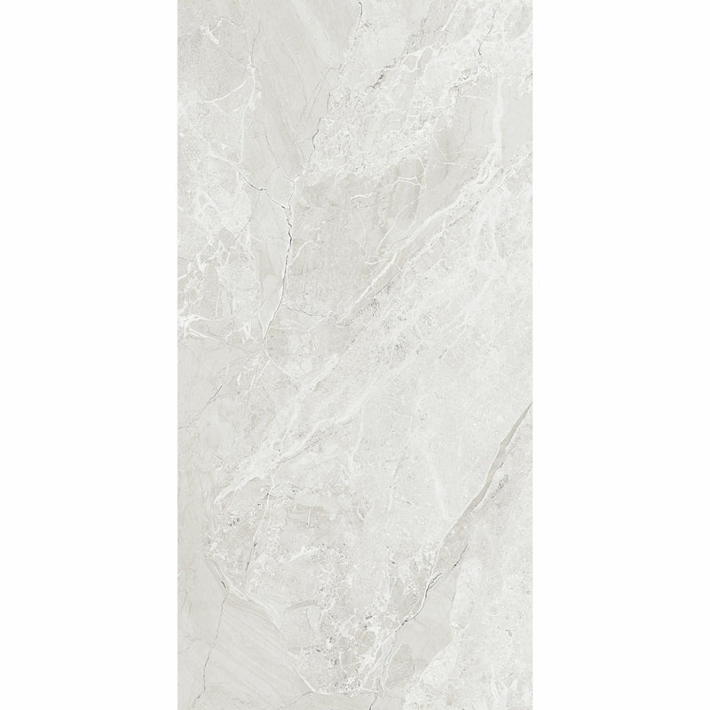 Makrana Breccia Blanco Polished Marble Effect Tile 30x60