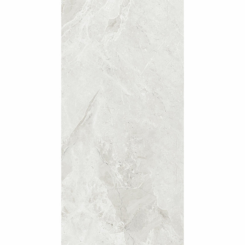 Makrana Breccia Blanco Polished Marble Effect Tile 60x120