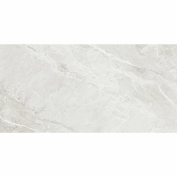 Makrana Breccia Blanco Polished Marble Effect Tile 60x120