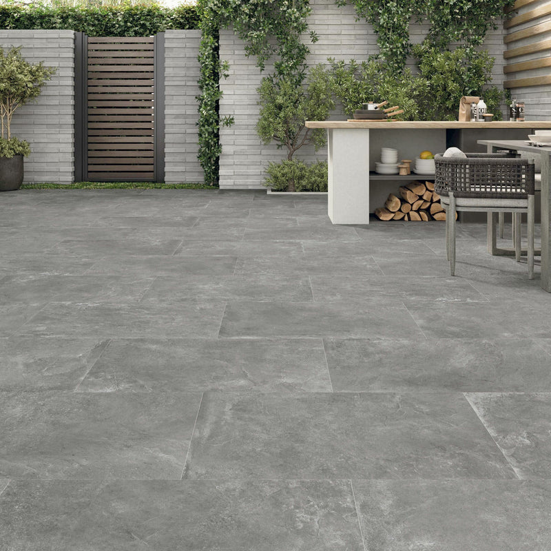 Merlot Grey Slate Effect 90x60cm Slabs