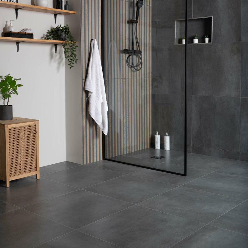 Grava Graphite Indoor Concrete Effect