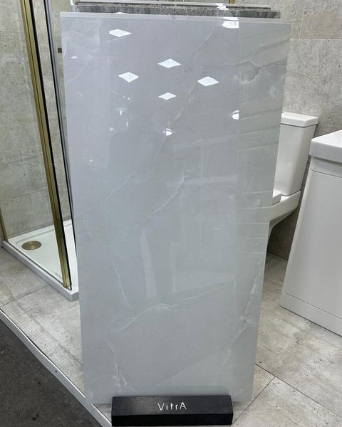 Moon Grey Marble Effect Tile