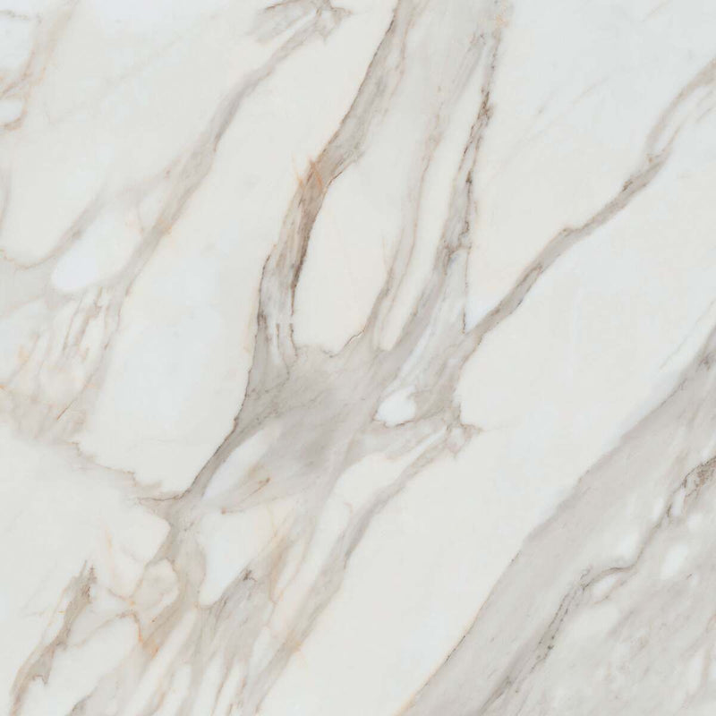 Maximum Calacatta Gold White Full Lappato Marble Effect Tile