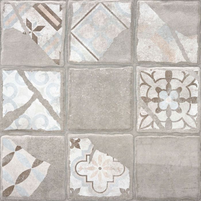 Plaster Square Patterned Decor 59x59cm Slabs