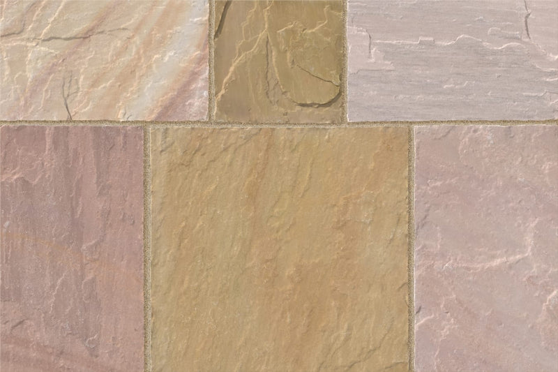 Rippon Buff Indian Sandstone - 900x600mm - 22mm Calibrated - Paving Slabs